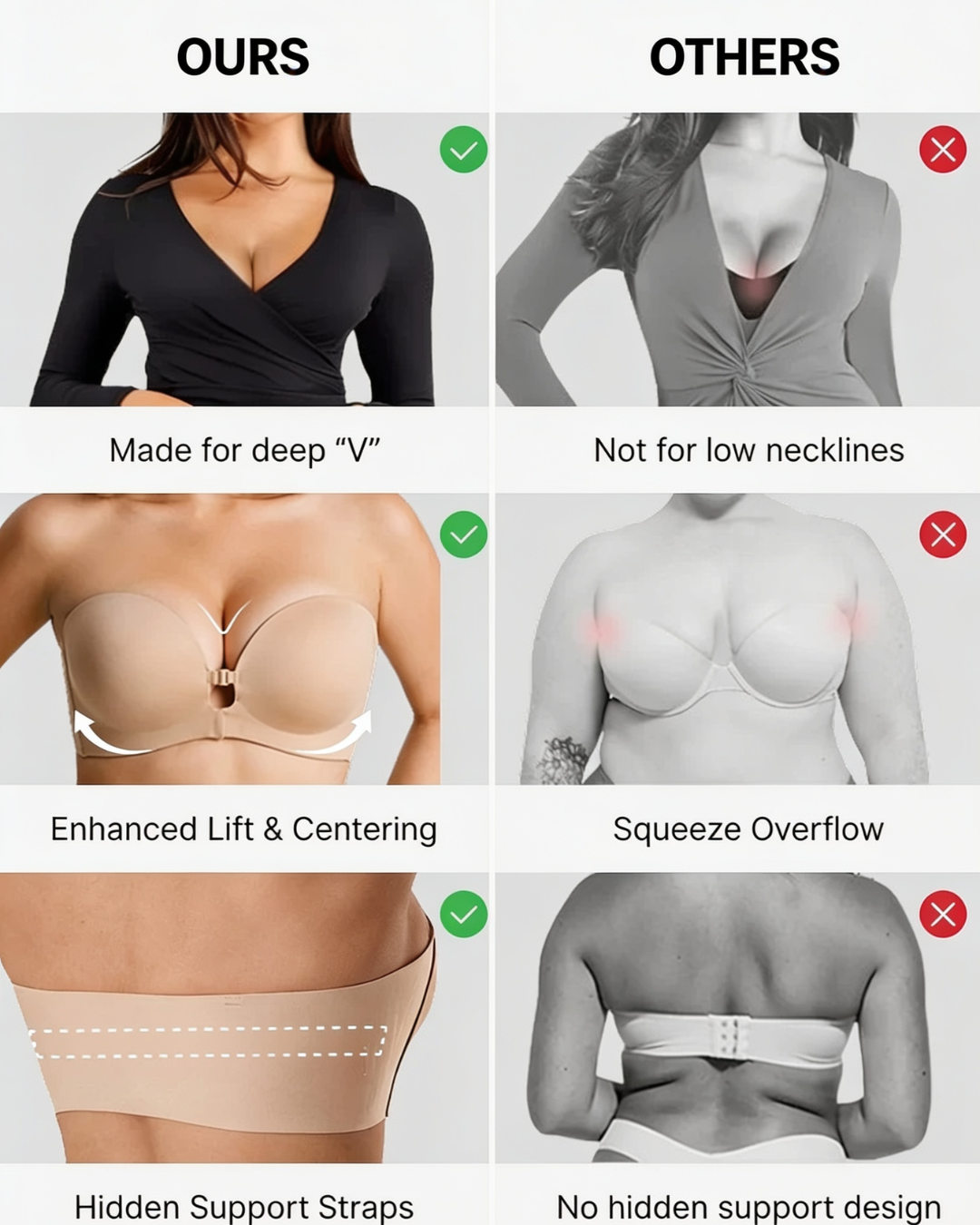 MAYA SLIM SecureLift Strapless Bra