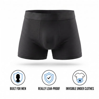 Finally — Boxers That Keep You Dry All Day. No Pads. No Diapers. No One Knows.