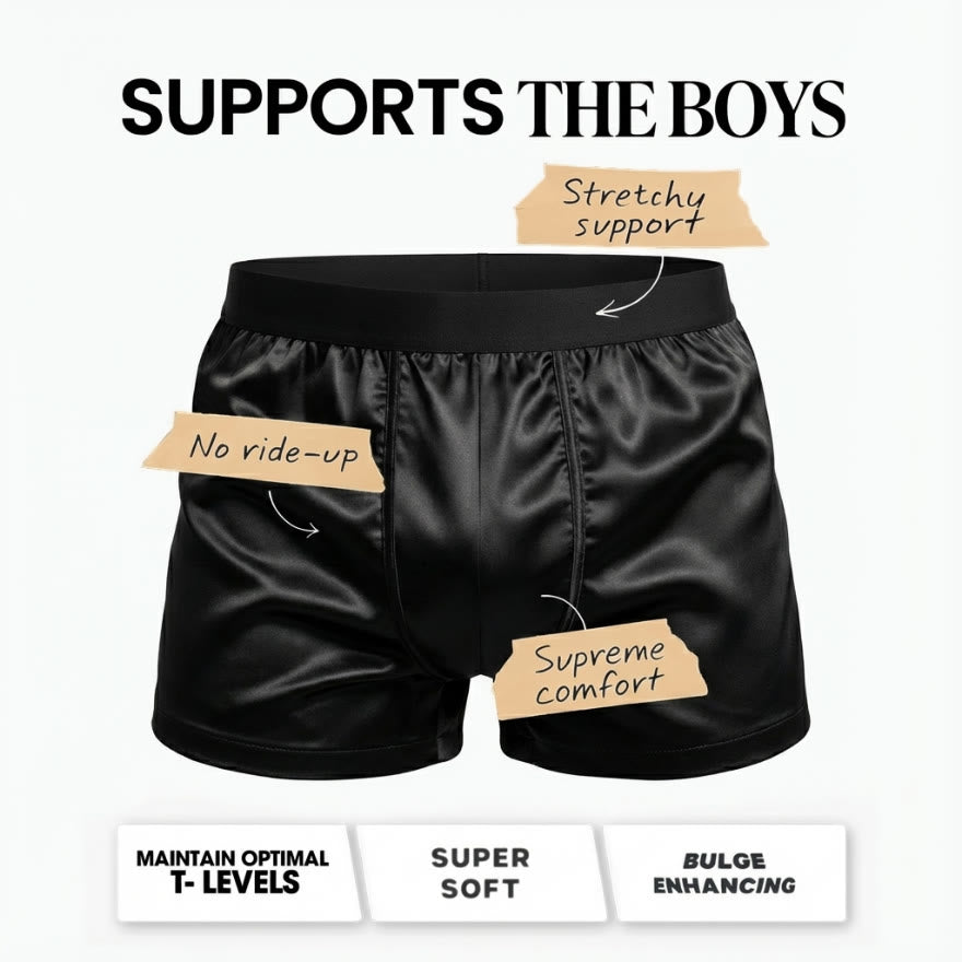 Boxers Reinvented: MAYA SLIM Premium Silk Boxer Shorts
