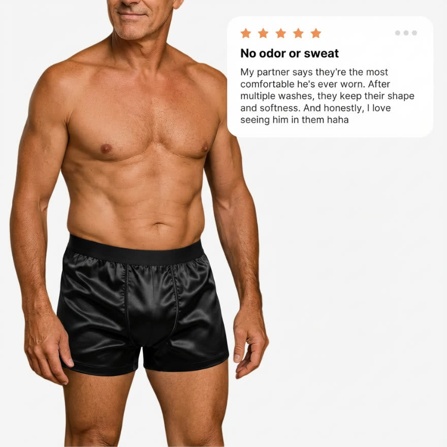 Boxers Reinvented: MAYA SLIM Premium Silk Boxer Shorts