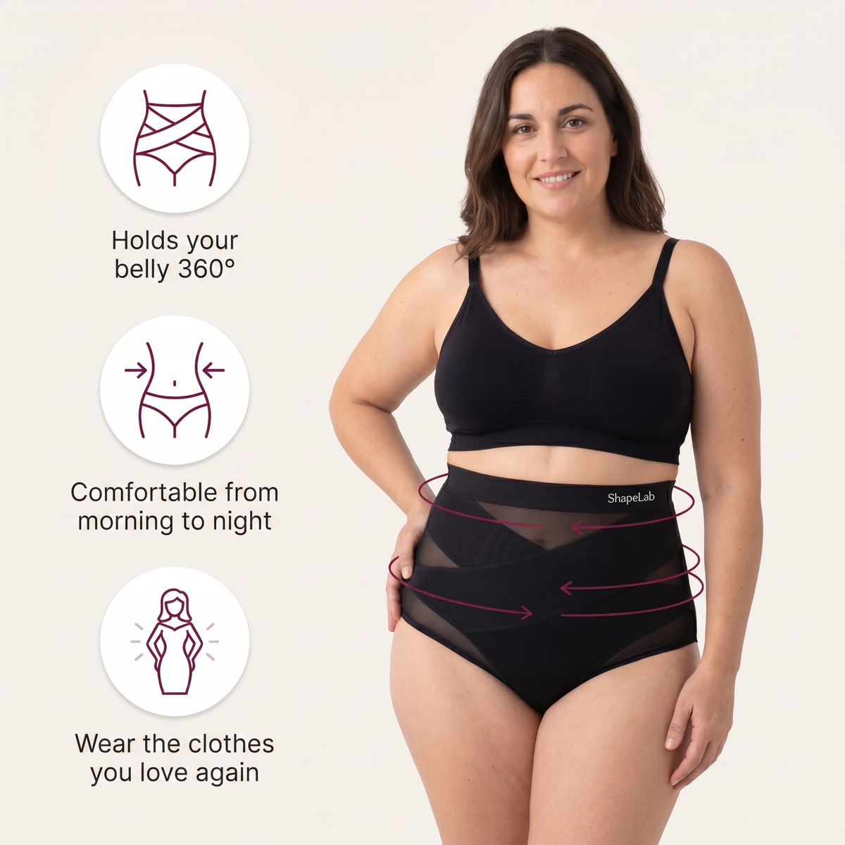 MAYA SLIM Sculpt Brief™ · Postpartum Support