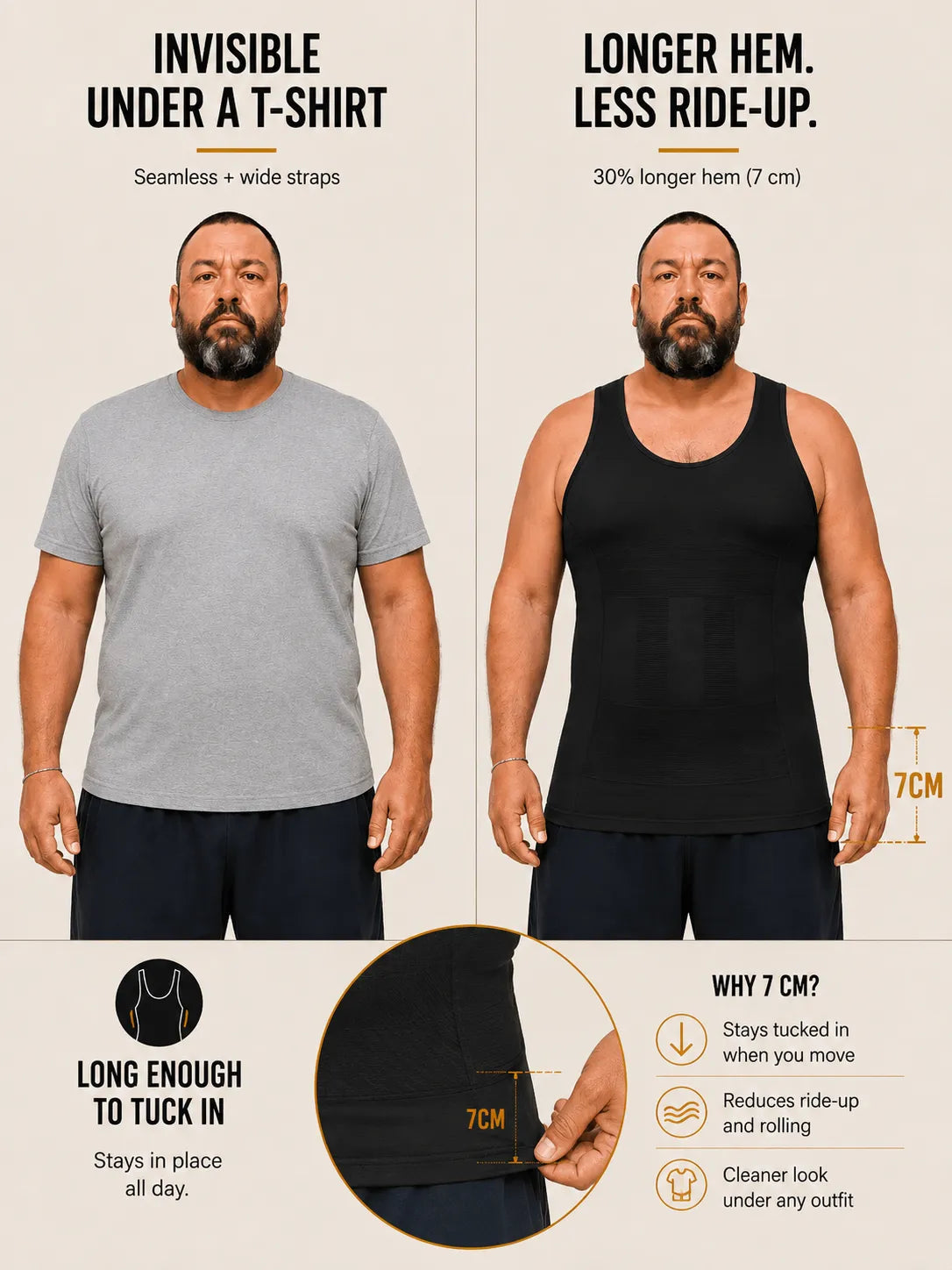 MAYA SLIM™ Men's Compression Tank