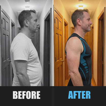MAYA SLIM™ Men's V-Neck Compression Tank