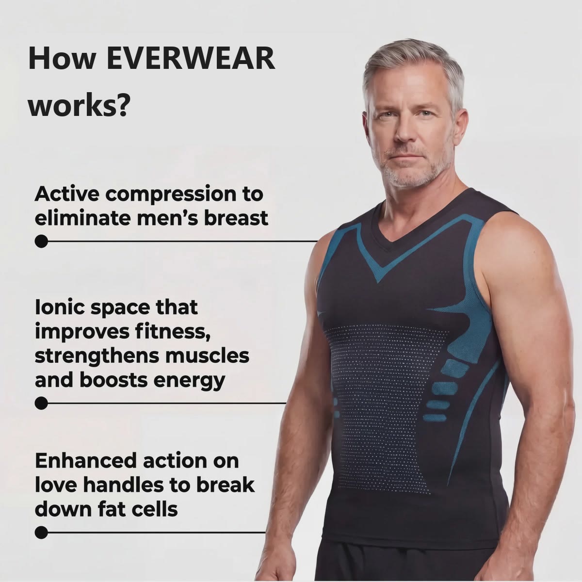 MAYA SLIM™ Men's V-Neck Compression Tank