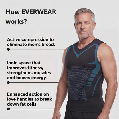 MAYA SLIM™ Men's V-Neck Compression Tank