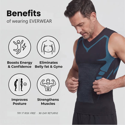 MAYA SLIM™ Men's V-Neck Compression Tank