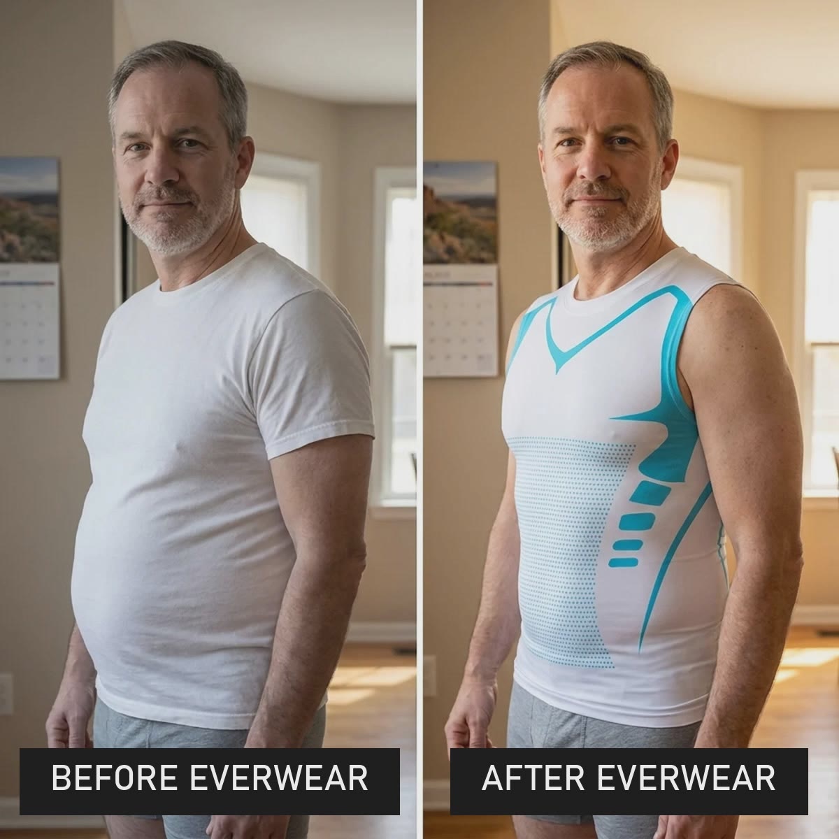 MAYA SLIM™ Men's V-Neck Compression Tank